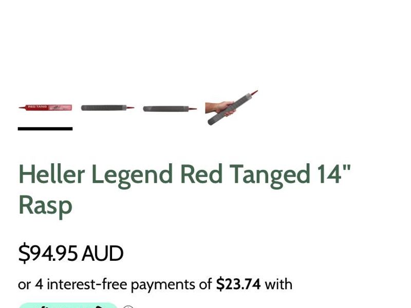 Red tang heller rasp