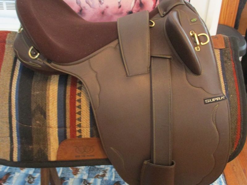 17" Supra Aussie Stock Saddle with Horn