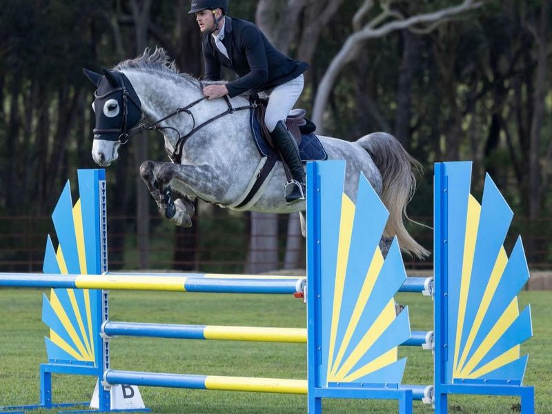 Talented young Showjumper